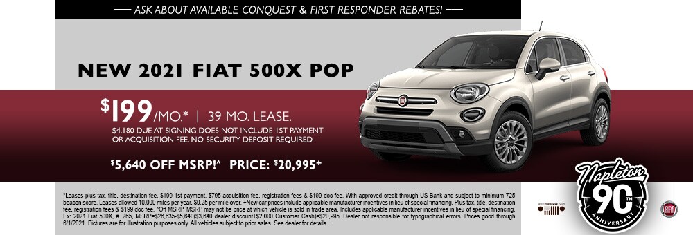 New 2021 FIAT 500X