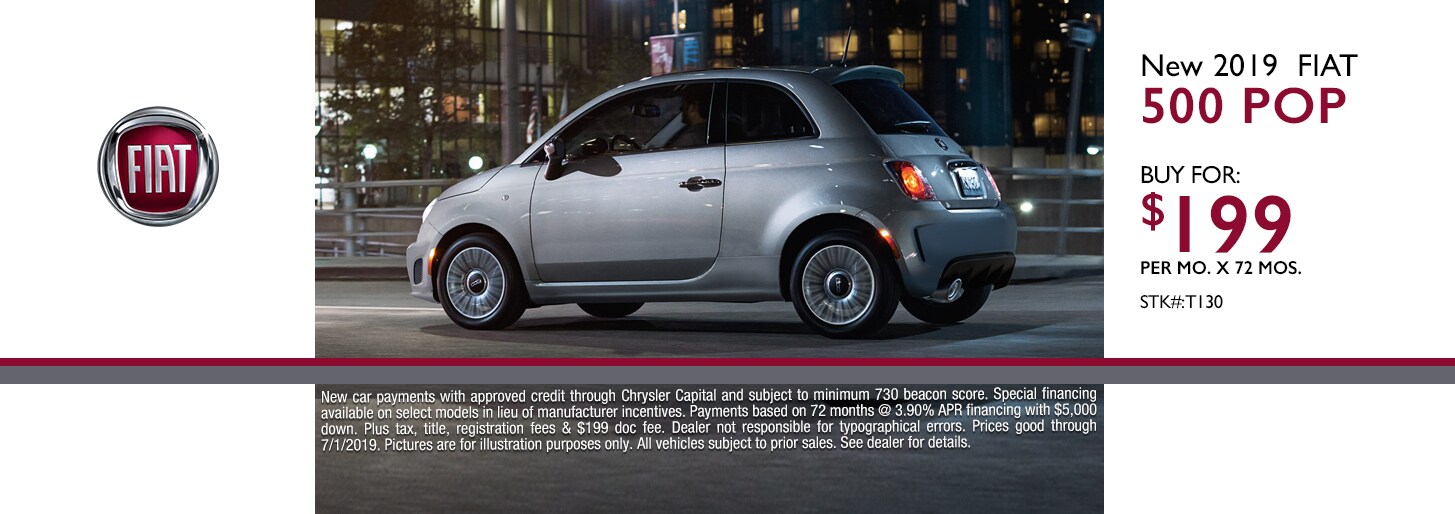 New 2019 FIAT 500 POP