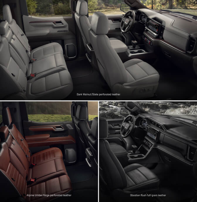 2024 GMC Sierra 1500 Interior Colors & Materials