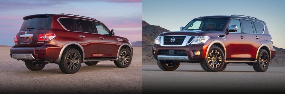 2019 Nissan Armada side-by-side