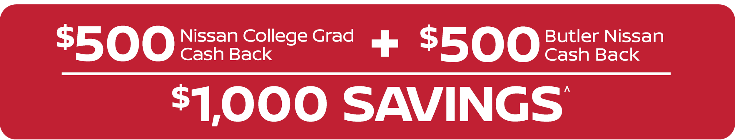 Savings Banner