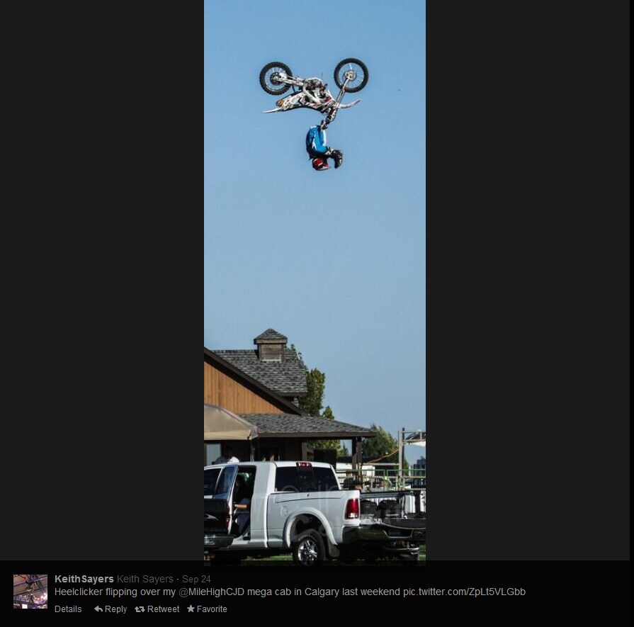 Keith Sayers Heelclicker over MileHighCJD MEgaCab in Calgary.png