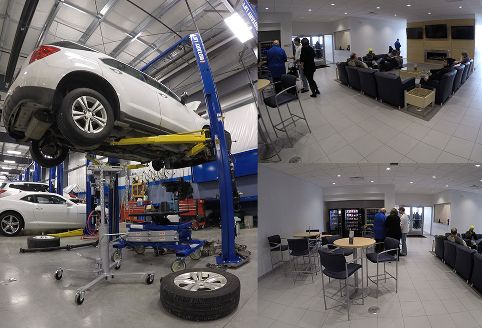 Byers Chevy Service Bay & Waiting Area Near Columbus, OH