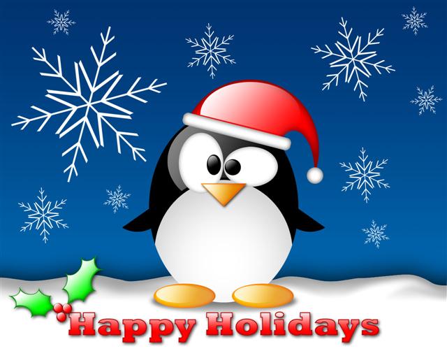 holiday penguin