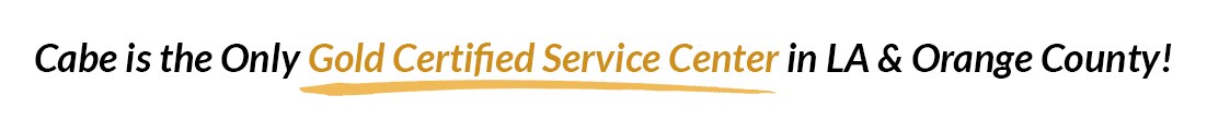 The Only Gold Certified Service Center