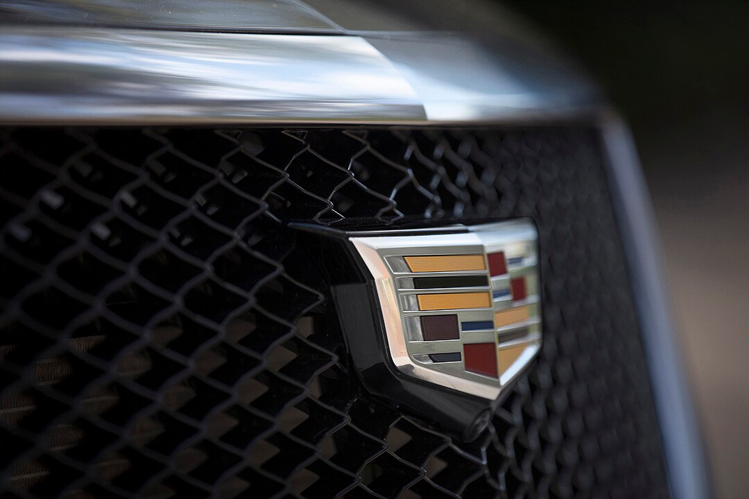 vue du logo de Cadillac