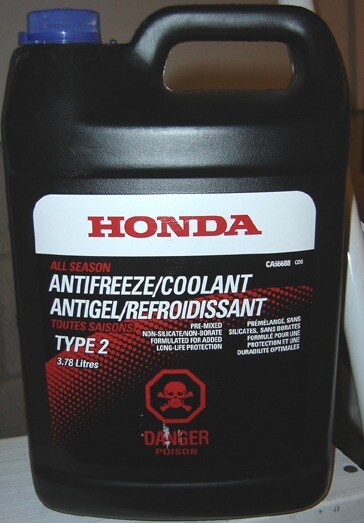 Honda coolant flush #3