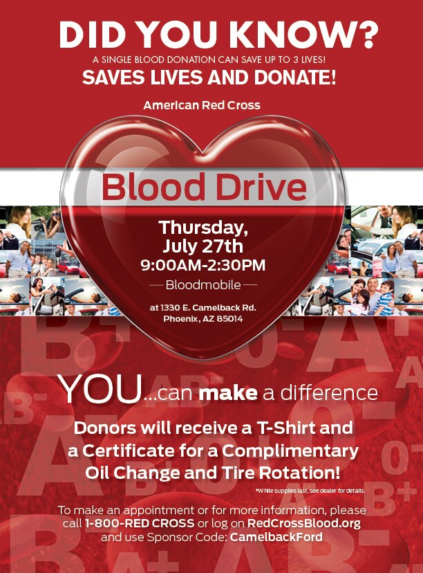 Camelback Ford and American Red Cross