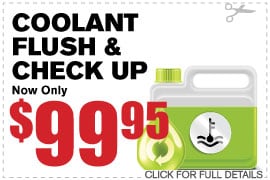 Coupon Coolant Flush | Camelback Ford Discount Phoenix AZ