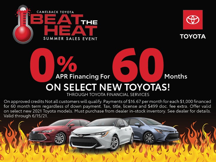 Camelback Toyota June Specials Camelback Toyota June Specials