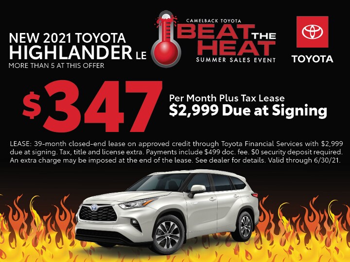 Camelback Toyota June Specials Camelback Toyota June Specials