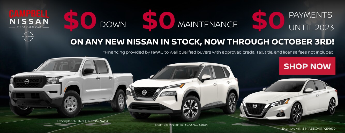 0 down 0 payments 0 maintenance