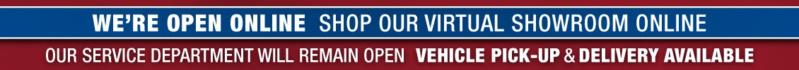 We're Open Online Shop Our Virtual Showroom Online