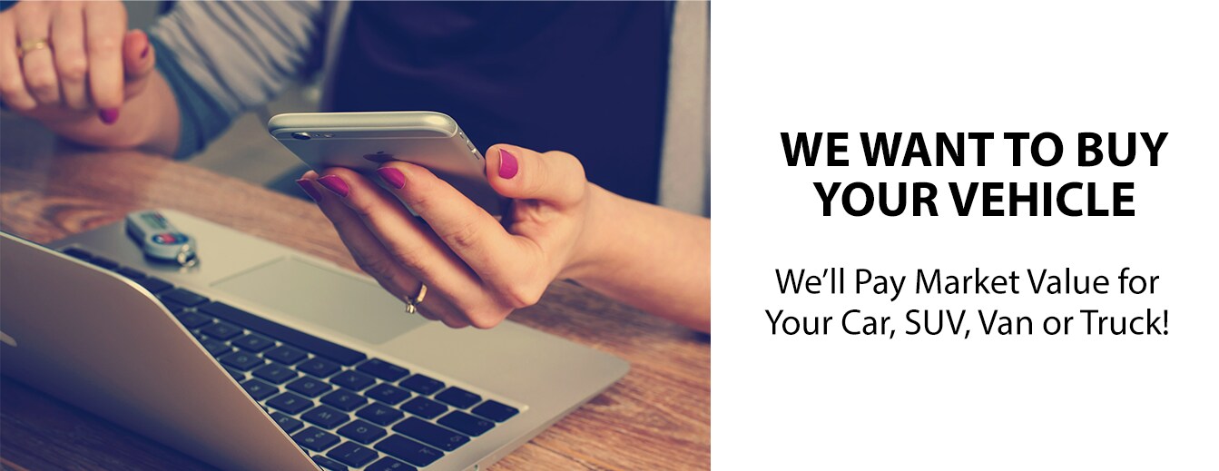 We want to buy your vehicle