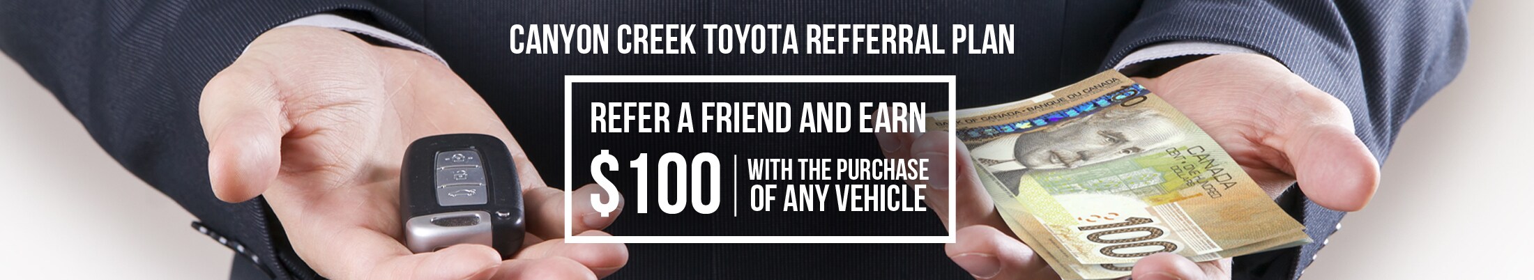 Canyon Creek Toyota Referral Program