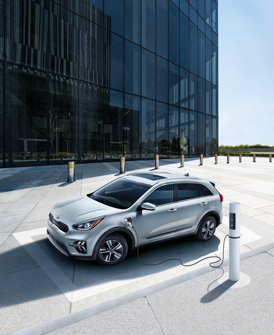 New 2020 Kia Niro EV Parked in Cape Cod
