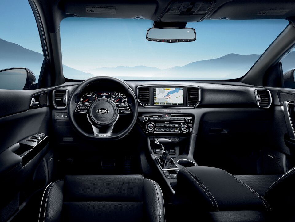 Interior of the New 2020 Kia Sportage