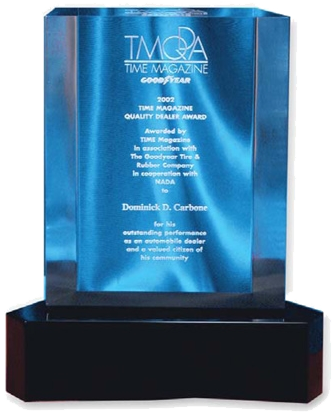 TIME Magazine Quality Dealer of the Year Award TIME Magazine Quality Dealer of the Year Award