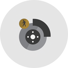 FRONT PEDESTRIAN BRAKING