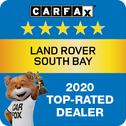 Land Rover South Bay Recognized as a CARFAX Top-Rated Dealer 2020 CARFAX Top-Rated Dealer badge