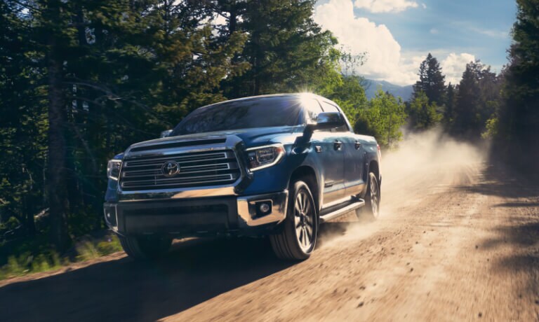 2020 Toyota Tundra on an offroad trail