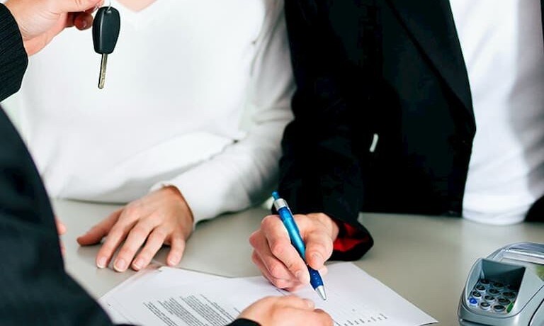 Signing paperwork