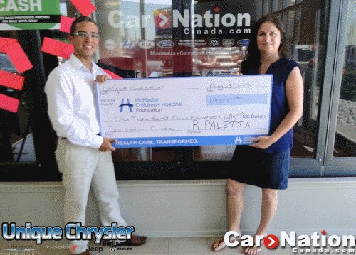 McMaster Donation At Unique Chrysler