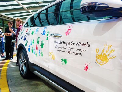 The Hope on Wheels Hyundai Santa Fe