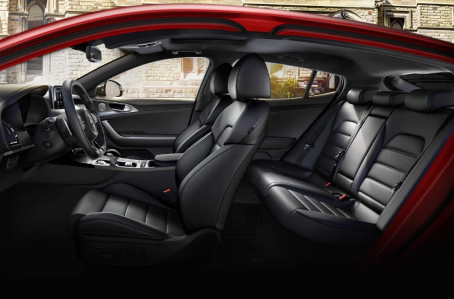 Interior of the 2021 Kia Stinger