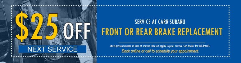 Carr Subaru Brake Replacement Special in Beaverton