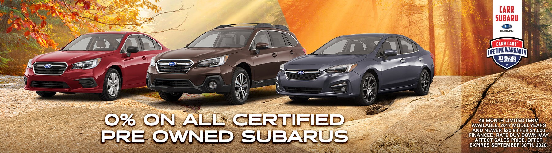 Certified Pre Owned Subaru Specials | Beaverton, OR