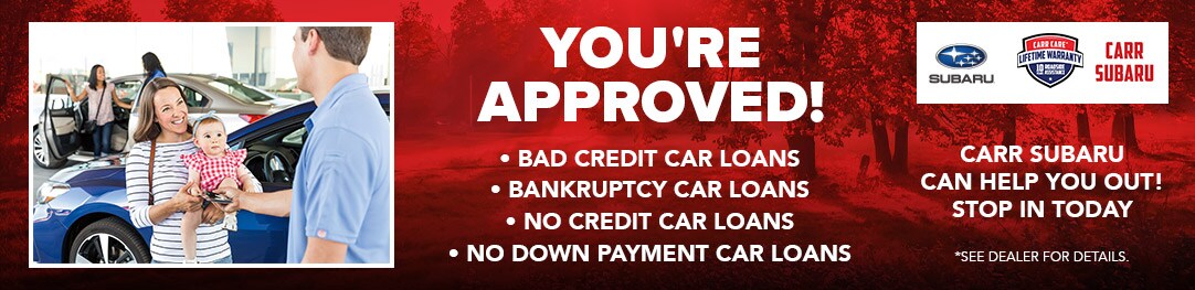 Carr Subaru Fresh Start Financing | Beaverton, OR