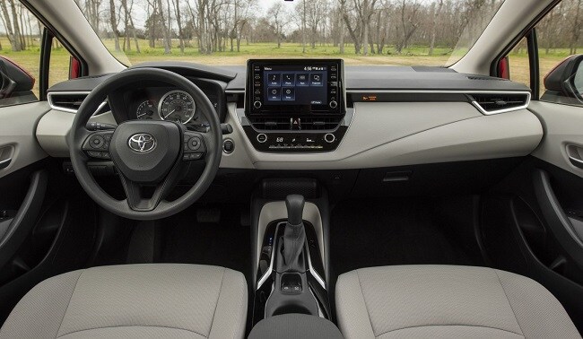 2020 Toyota Corolla LE Dashboard 2020 Toyota Corolla LE Interior