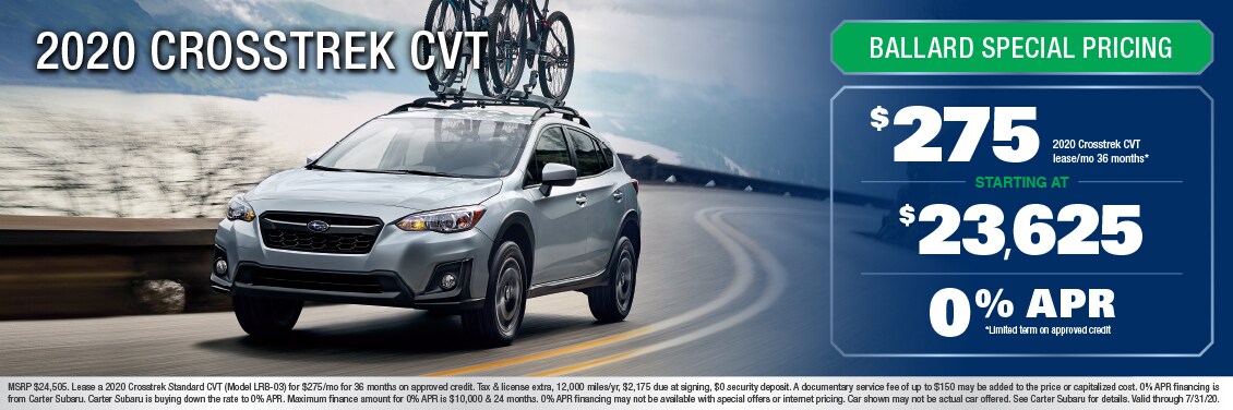 2020 Crosstrek CVT Special
