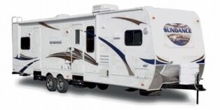 2011 Heartland Sundance 3200BH Stock Photo