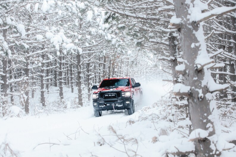 ram 1500 driving in snow