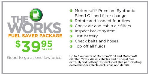 Ford motor company coupons