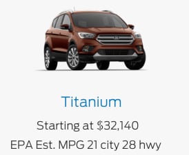 Ford Escape Titanium Trim