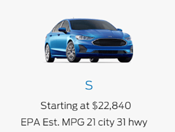 Ford Fusion S