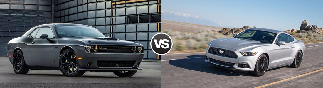 2017 Dodge Challenger vs 2017 Ford Mustang