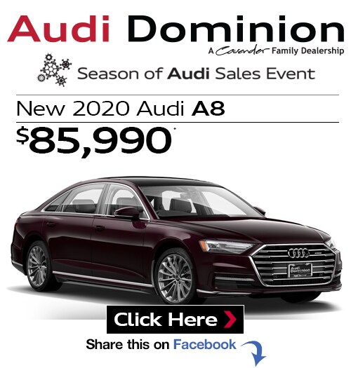 New 2020 Audi A8 at Audi Dominion