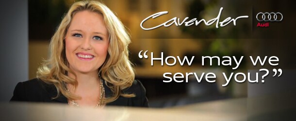 Contact Us at Cavender Audi