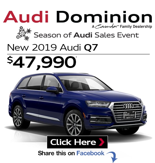 New 2019 Audi Q7 at Audi Dominion