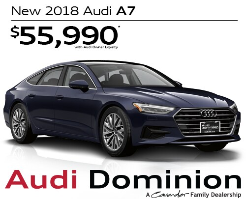 New 2018 Audi A7 at Audi Dominion