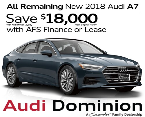 New 2018 Audi A7 at Audi Dominion