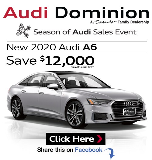 New 2020 Audi A6 at Audi Dominion