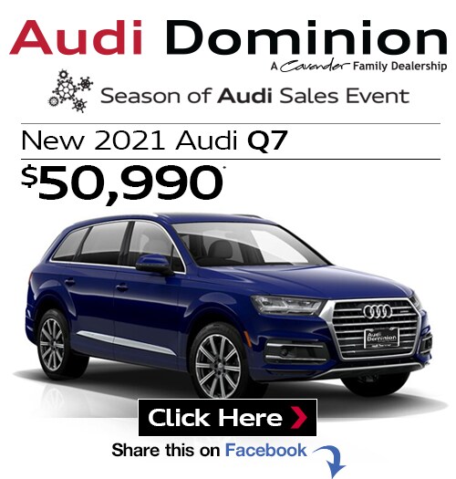 New 2021 Audi Q7 at Audi Dominion