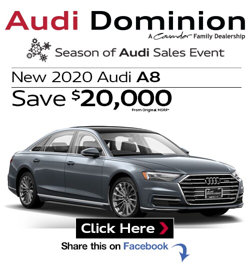 New 2020 Audi A8 at Audi Dominion