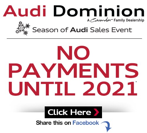 No Payments Until 2021 at Audi Dominion