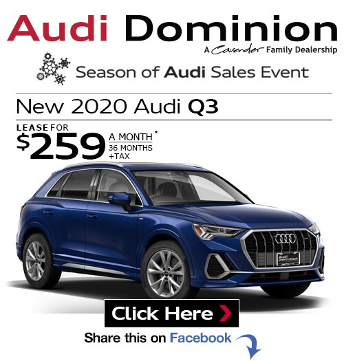 New 2020 Audi Q3 at Audi Dominion